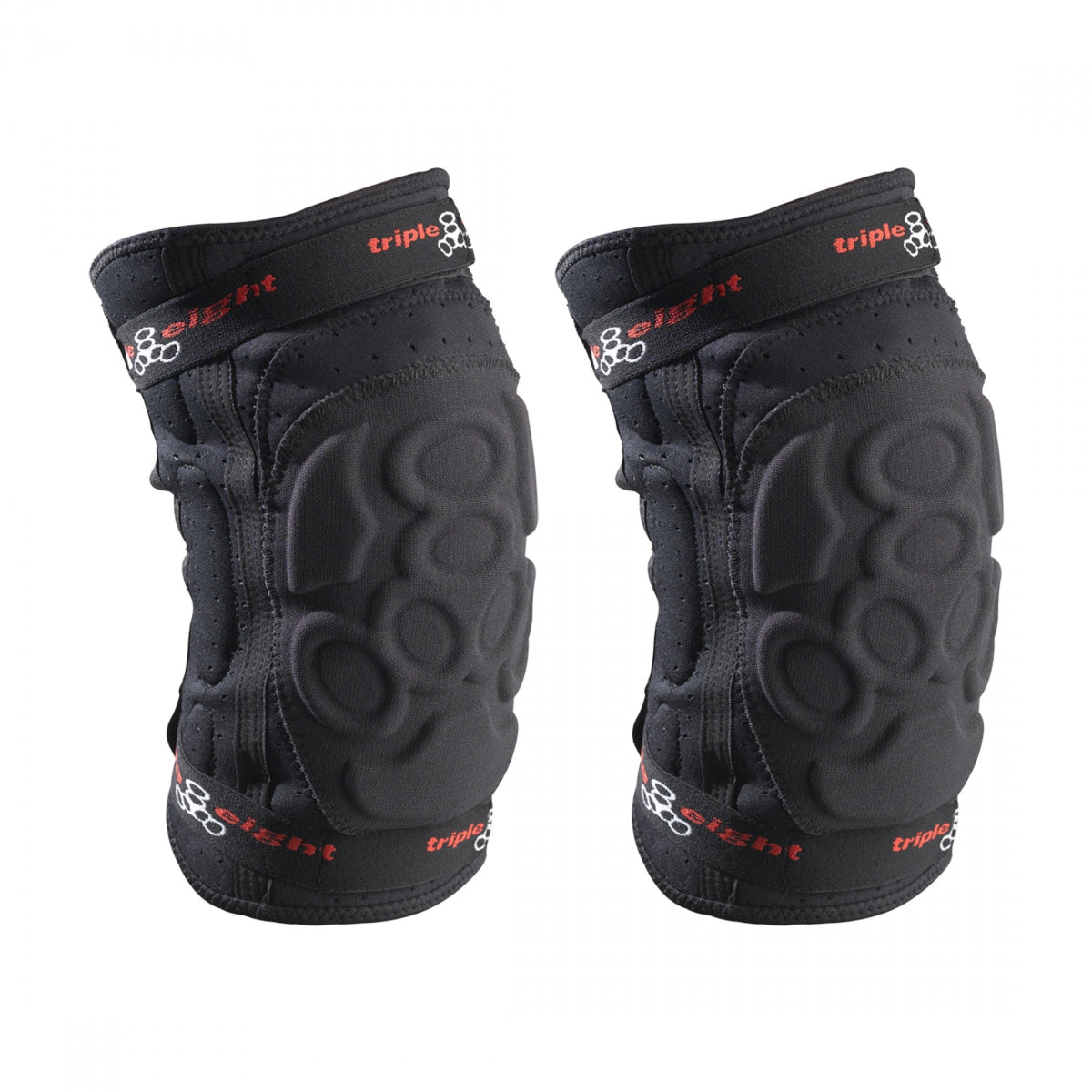Triple Eight Exoskin Knee Pads — Breathable, Kevlar-Reinforced Mountain Biking & BMX Impact Protection, High-Density Foam, Padded Key Impact Zones