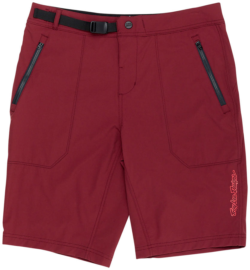 Troy Lee Designs Skyline Trail Shorts – Mono Oxblood, 30
