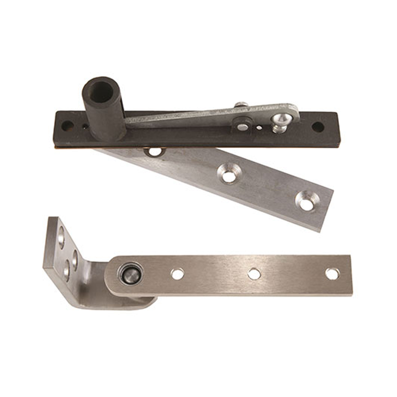 ABH 0127 Center Hung Jamb Mounted Pivot Top And Bottom Complete Set, Non-Handed. Max Weight 200LB