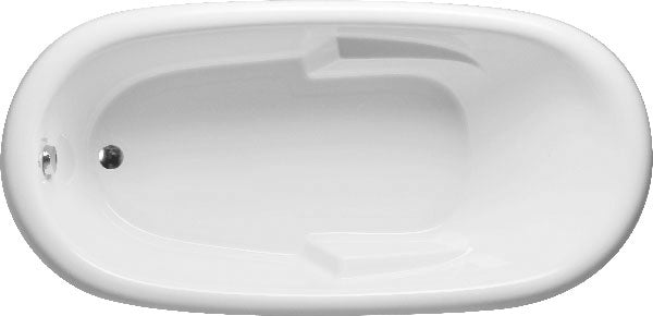 Americh AL7240P Alesia 72" x 40" Drop In Platinum Whirlpool Tub