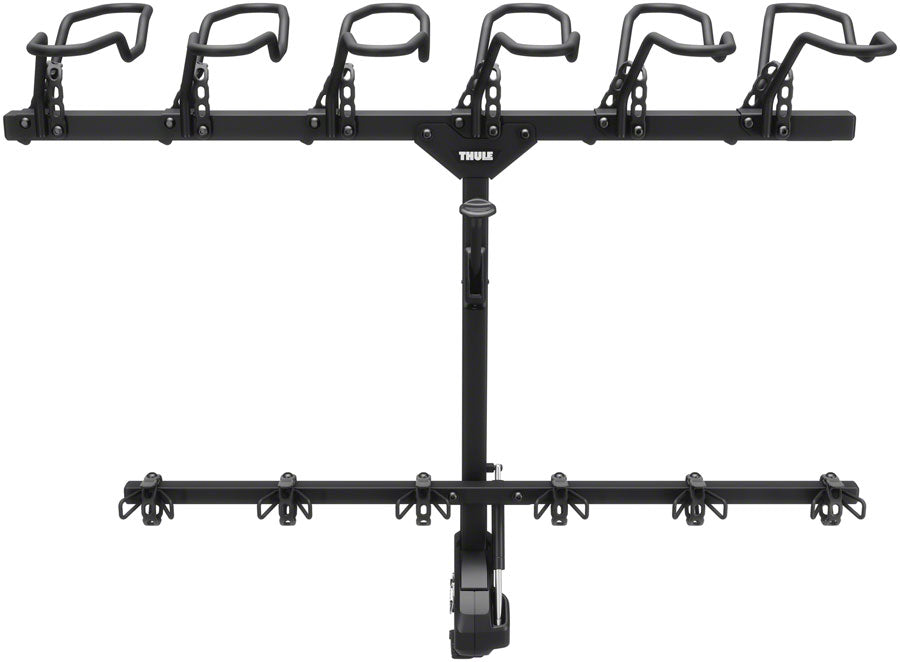 Premium Thule ReVert Hitch Bike Racks – Durable Steel, Easy Tilt & Roll-In Design, Supports e-Bikes & Heavy Bikes up to 55 lbs, Fits 4-6 Bikes