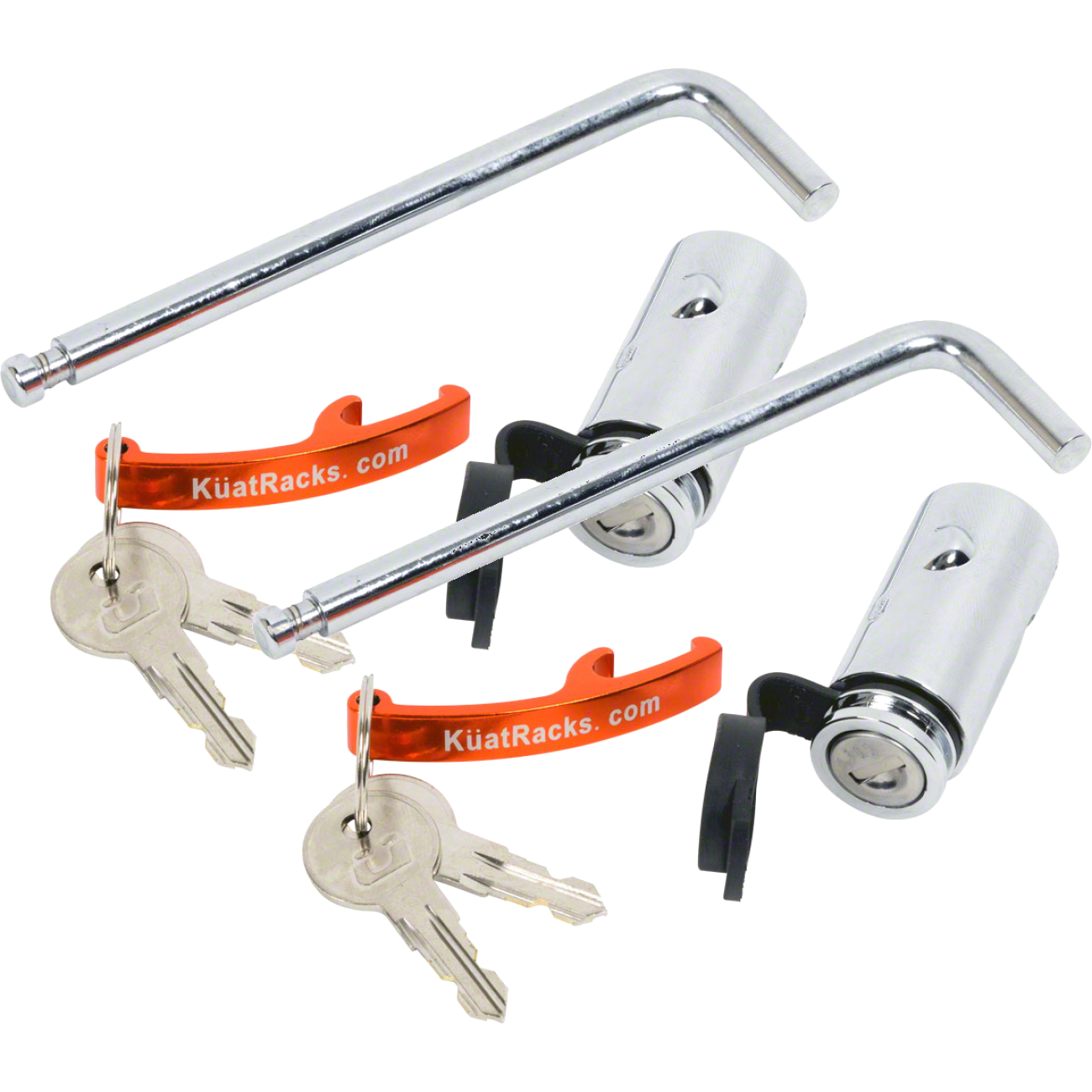 Kuat Hitch Lock Bundle for 2" and 1-1/4" Receiver Bike Racks | Enhanced Security & Durable Construction