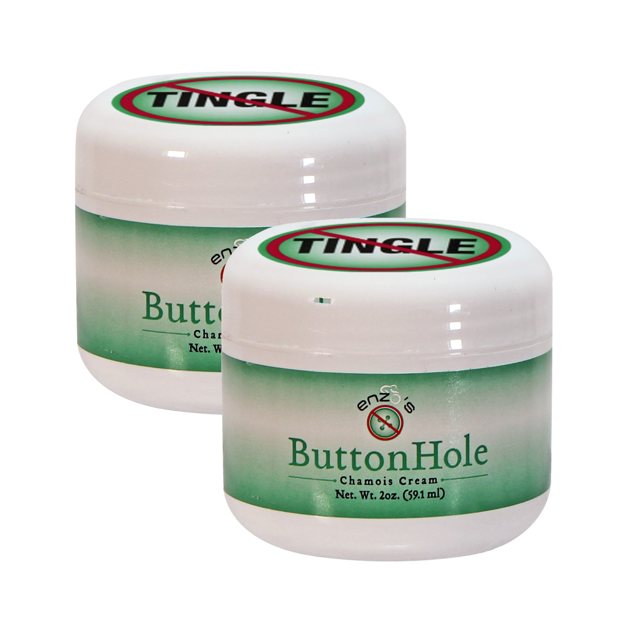 Buttonhole Enzo's No-Tingle Chamois Cream Bundle Mild, Long-Lasting Comfort for Cyclists