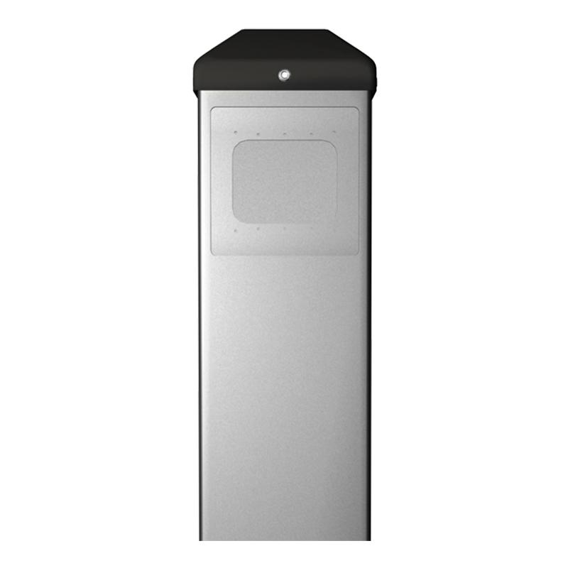 BEA 10Bollard Push Plate Bollard, Powder Coated Carbon Steel, accommodates 4.5 In. and 4.75 In. Square and 4.5 In. Round and Vestibule plates
