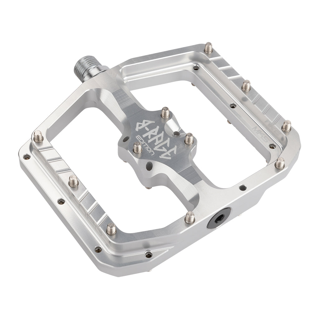 Burgtec Penthouse Flat MK5 B-Rage Edition Pedals — CNC Aluminum, Double-Bushing, Ultra-Grip Platform, Strength & Longevity, Multiple Colors