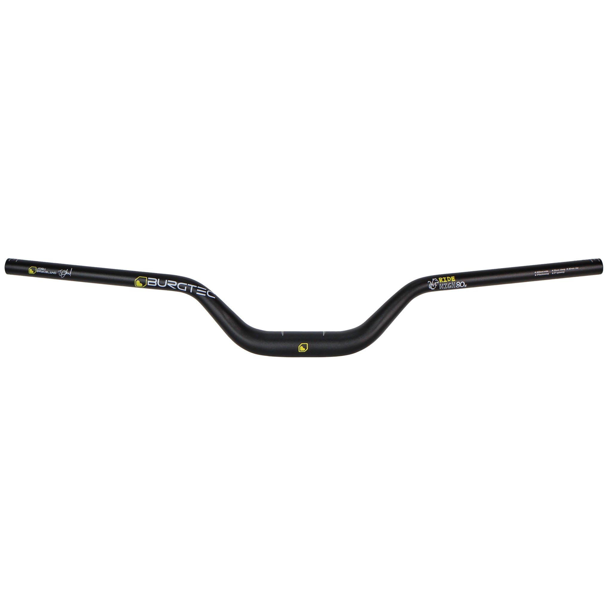 Burgtec Josh Bryceland Ride Wide Rise Bar, (35) 80/800mm, Blk
