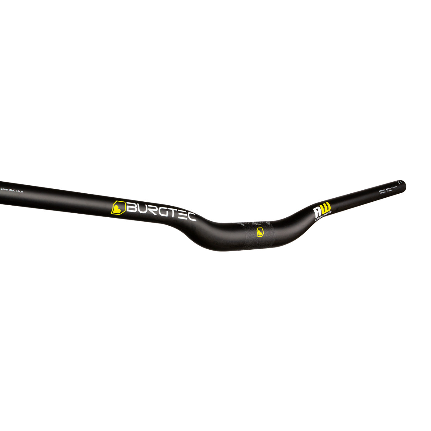 Premium Unidirectional Carbon Enduro Riser Bars — Lightweight, Durable MTB Handlebars with Custom Cut Markings for All Mountain & Trail Riding