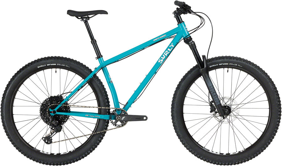 Surly Karate Monkey Front Suspension Bike - 27.5", Steel, Lost at Sea Blue, X-Large