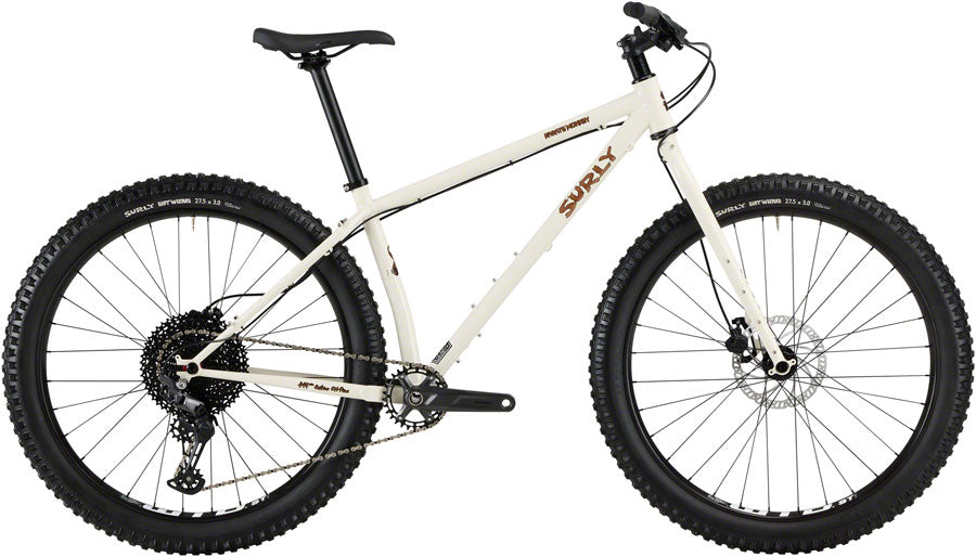 Surly Karate Monkey Bike - 27.5", Steel, Snow Mold White, Medium