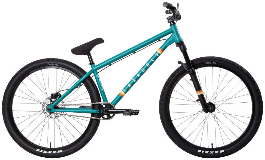 Fairdale Hareraiser 26 " Dirt Jump Bike - Matte Billiard Green, Small/Medium