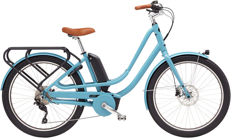 Benno eJoy 10D Class 1 Etility Ebike - Bosch Active Line Plus, 400Wh, Step-Through, Niagara Blue, One Size