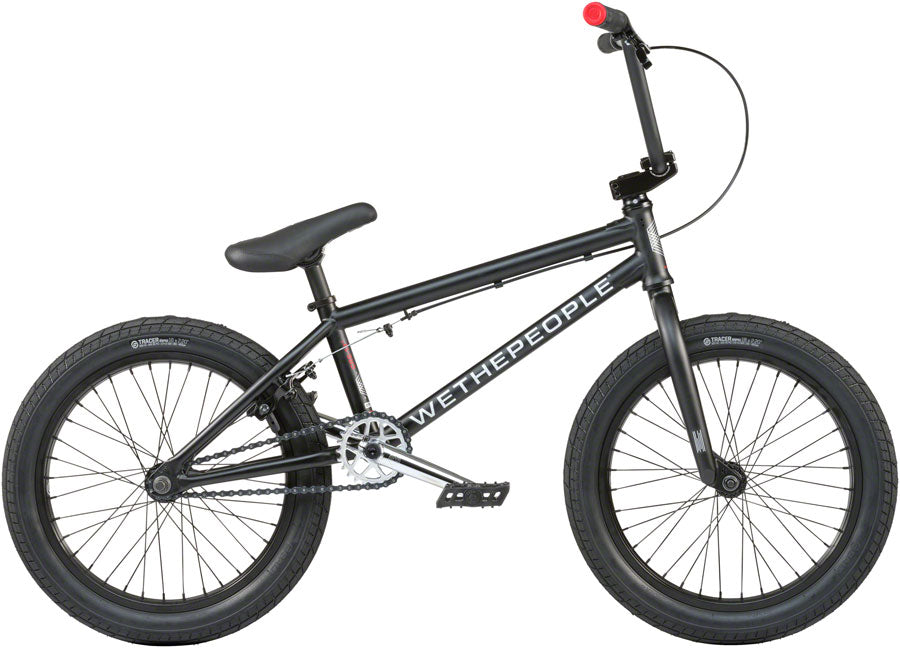 We The People CRS 18" BMX Bike - 18" TT, Matt Black