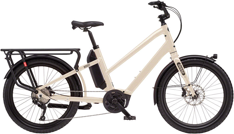 Benno Boost E Class 1 Etility Ebike - Bosch Performance Line, 400Wh, Step-Through, Bone Gray, One Size