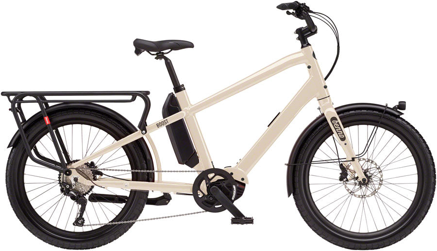 Benno Boost E Class 3 Etility Ebike - Bosch Performance Line Sport, 400Wh, Step-Over, Bone Gray, One Size