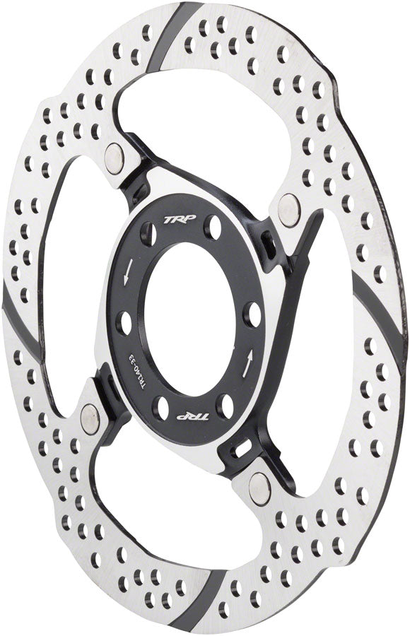TRP 33 Series 6-Bolt Disc Brake Rotors — Heat Dissipation, 2-Piece Stainless Steel & Alloy Metal, Multiple Sizes for High-Performance Cycling