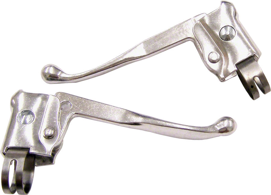Velo Orange Classic City Bike Brake Levers Pair – 22.2mm & 23.8mm Stainless Steel Castings for Caliper & Cantilever Brakes