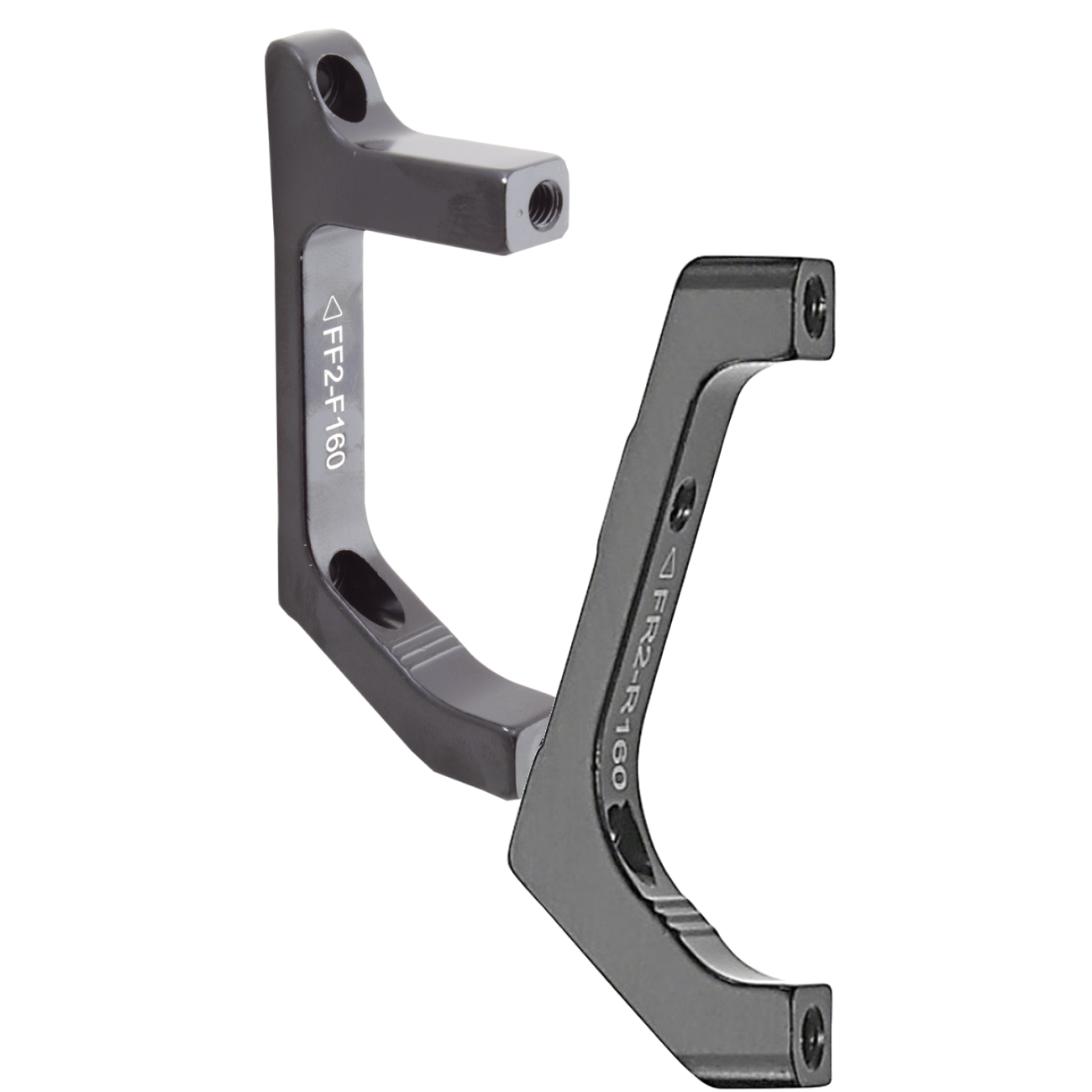 Bike Brake Adapter Bundle: Flat to Post Mount Conversion for 160mm Rotors with Hardware