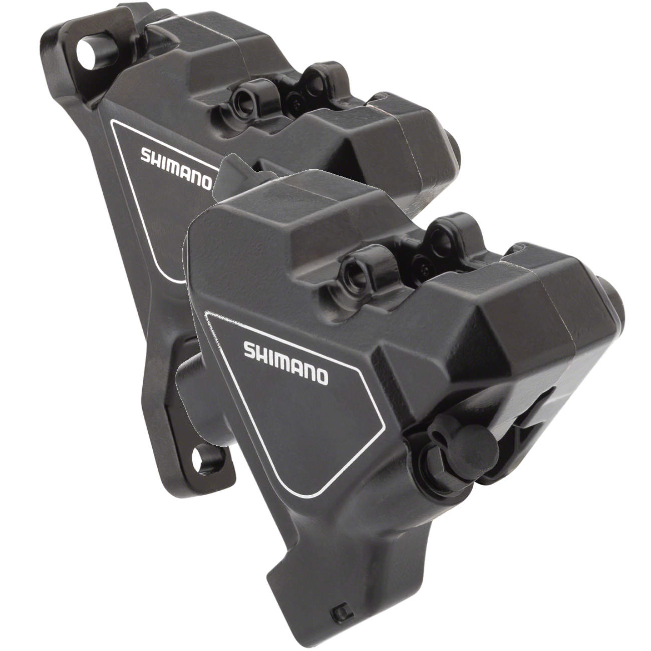 Shimano Altus BR-UR300 Hydraulic Disc Brake Calipers Front & Rear Flat Mount Resin Pads - MTB Bike Brake Components