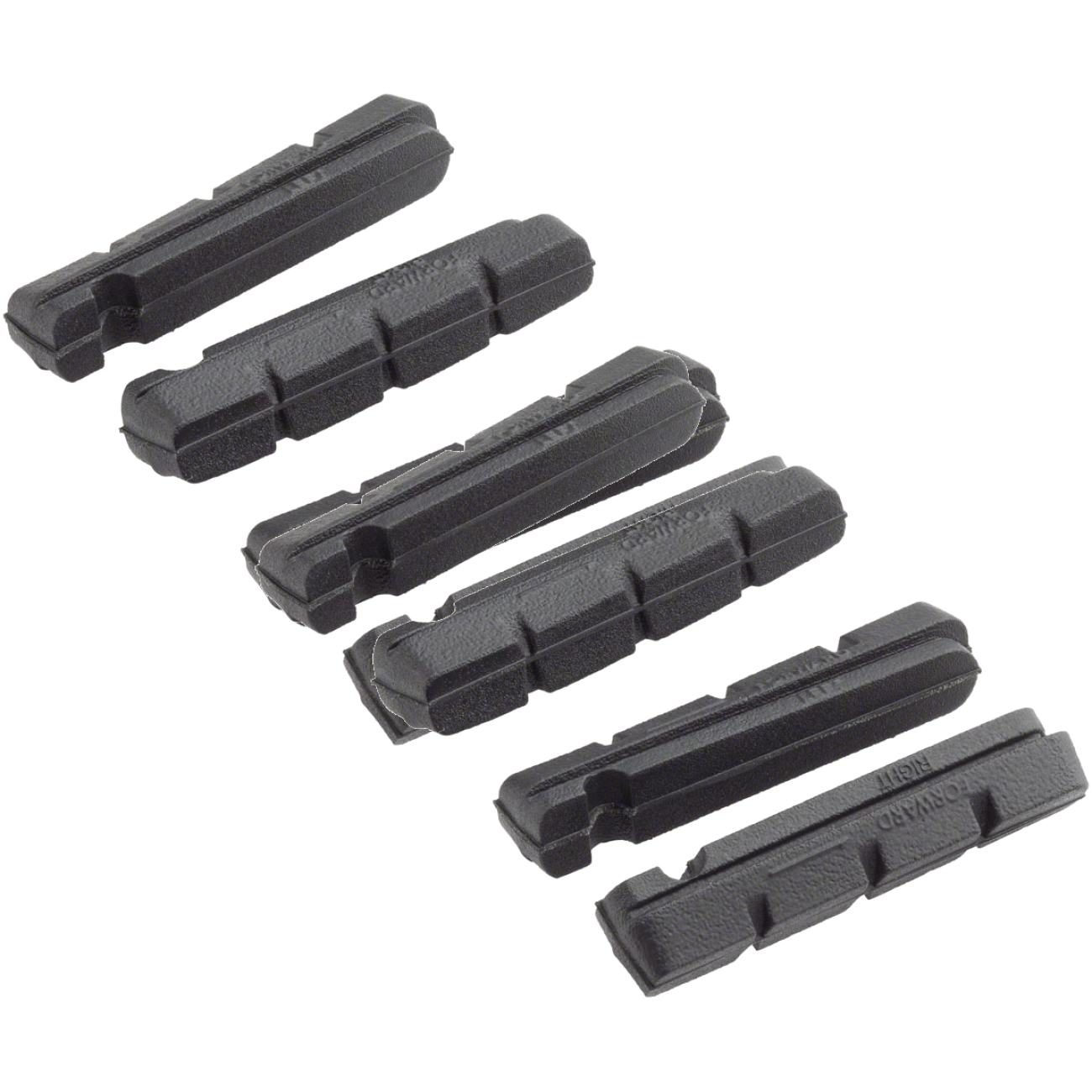 Campagnolo Aluminum Rim Brake Pads Set of 4 High-Performance Cartridge Replacement Inserts for Caliper Brakes