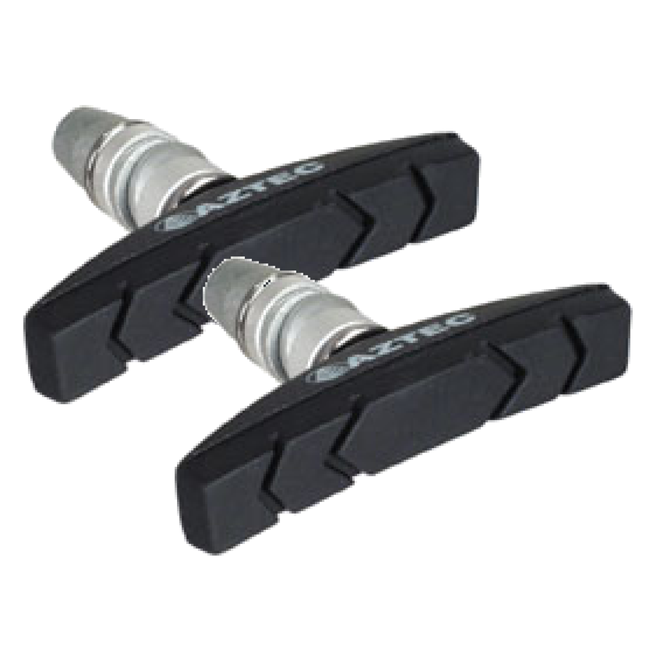 Aztec Aztec 2 V-Threaded Brake Pad Pair - Slim Profile, Black Compound, Cantilever & Linear Compatibility