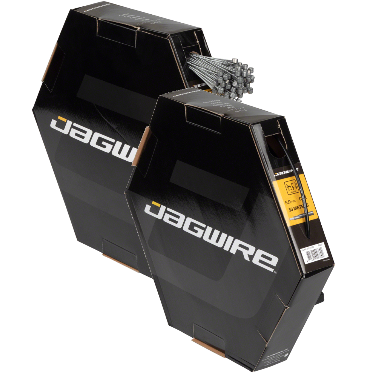 Bike Maintenance Bundle: Jagwire Galvanized MTB Brake Cables & 5mm Brake Housing for SRAM/Shimano
