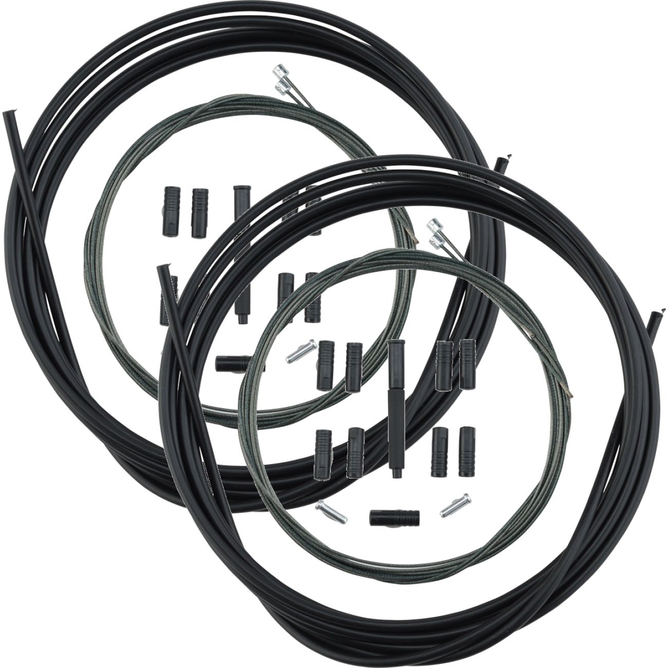 Shimano MTB Optislick Derailleur Cable and Housing Set Black, High-Performance, Durable Gear Upgrade