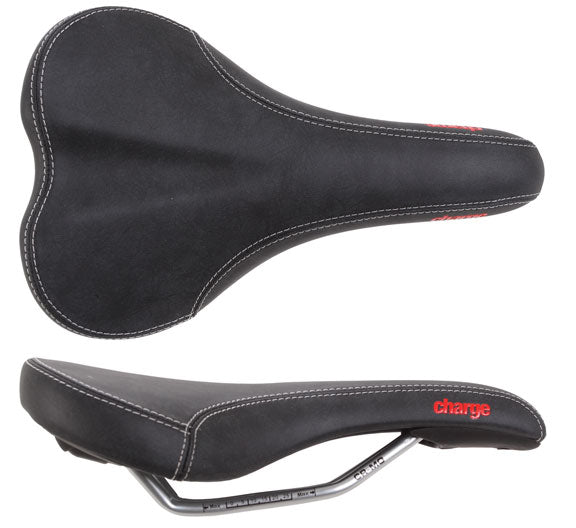 Bike Saddle Charge Bikes Ladle , CrMo, Black