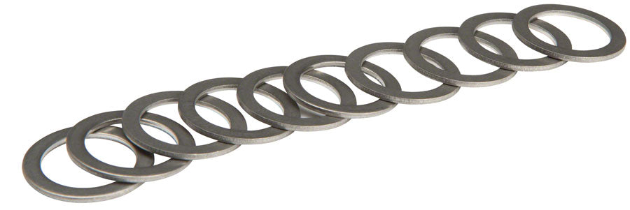 Wheels Manufacturing Bicycle Pedal Washers – Stainless Steel Spindle Protectors & Q-Factor Adjusters for Carbon Crank Compatibility