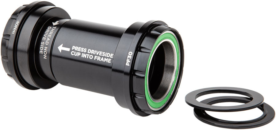 Cane Creek Hellbender 70 Bottom Bracket - PF30, For DUB Spindles, Black