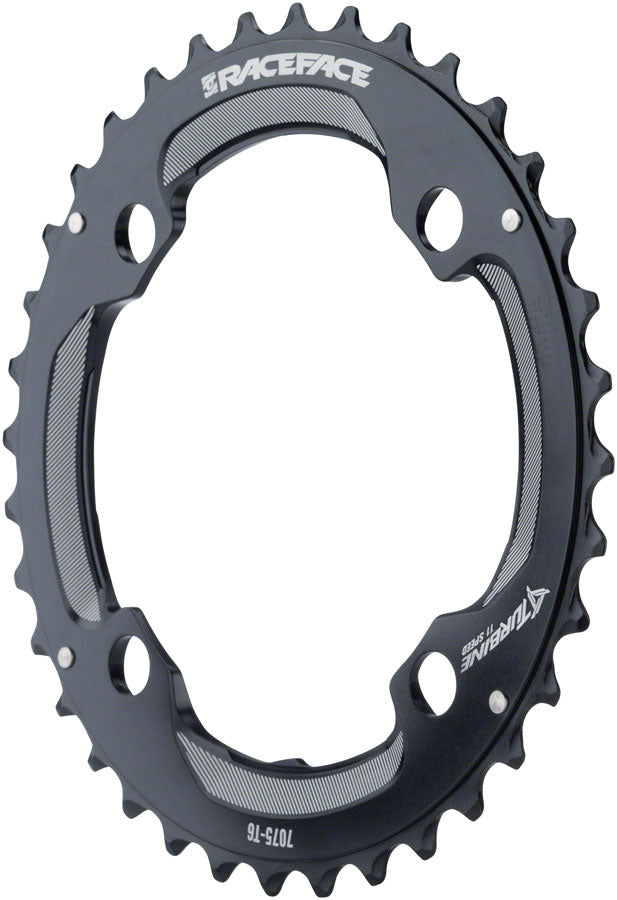 RaceFace Turbine Chainring 36t 104mm BCD 11-Speed Aluminum Black Road MTB