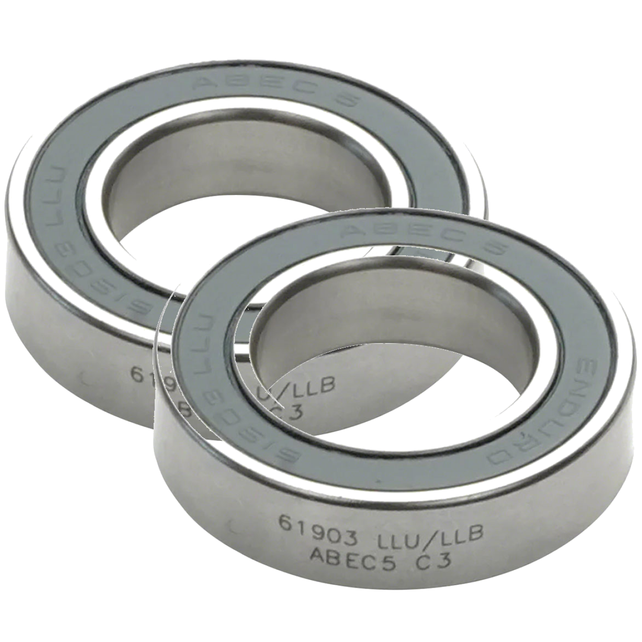 Enduro 61903 LLU/LLB Radial Cartridge Bearings ABEC-5 Steel, High Precision, 17x30x7mm for Bike Wheel Performance