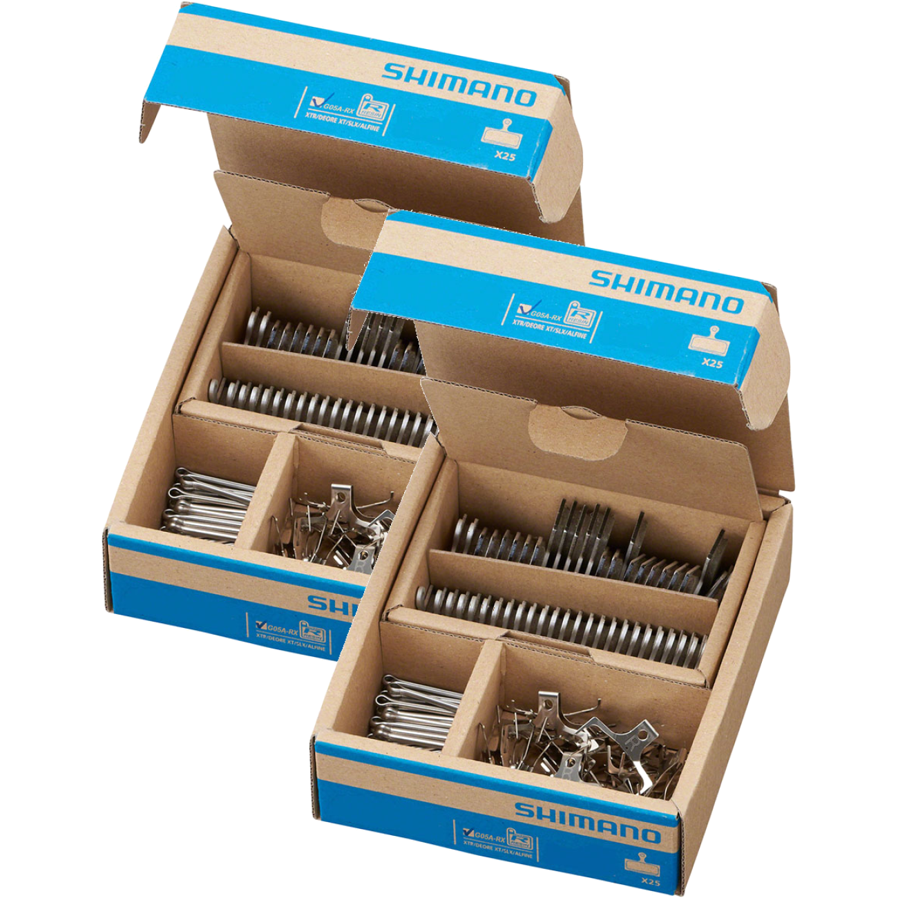 Shimano G05A-RX Resin Disc Brake Pads & Spring Kit | High-Performance, Wear-Resistant, All-Condition Brake Components