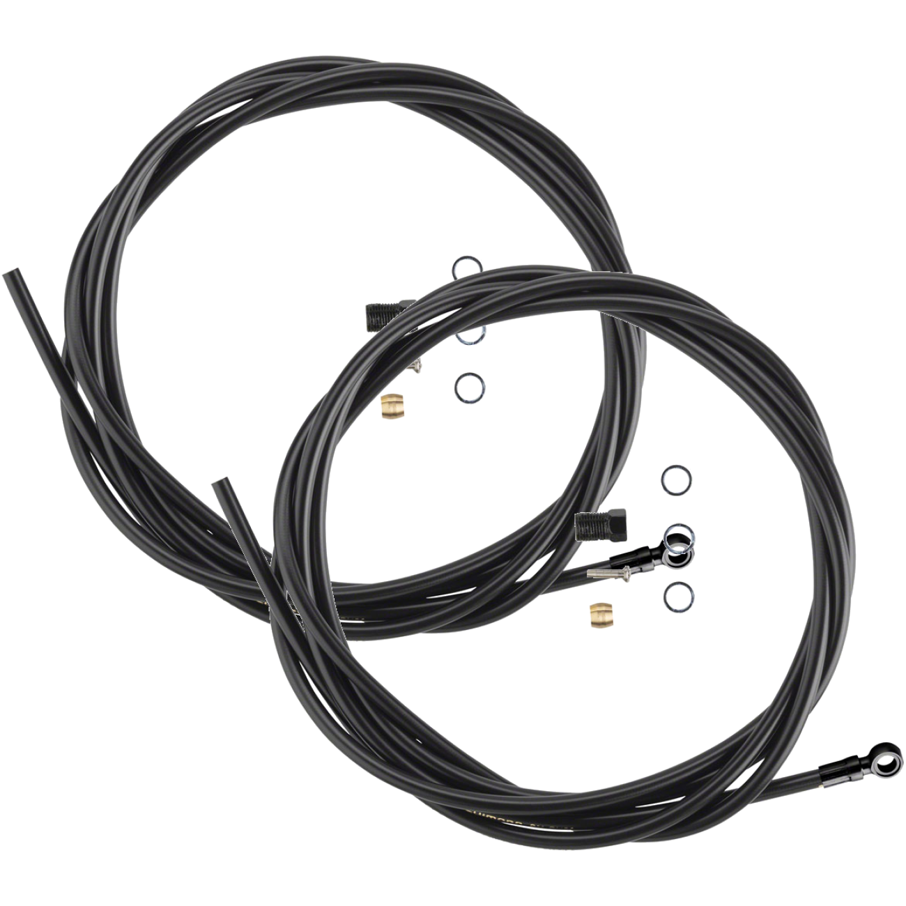 Shimano High Pressure Disc Brake Hose Kit 2000mm with Black Banjo Fittings for XTR, Deore XT, SLX