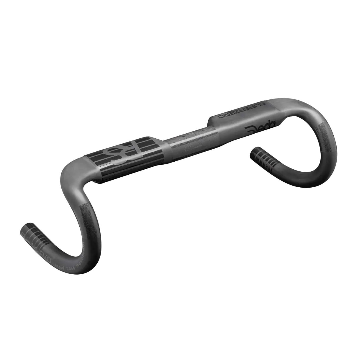 Deda Elementi Superzero RS Carbon Aero Bars – Lightweight, Ergonomic, Internal Cable Routing, 120mm Drop, Multiple Width Sizes for Cycling Performance