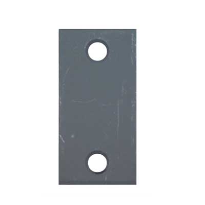Don Jo EF-161 Latch Filler Plate - 2-1/4" in. x 1-1/8' in., Primed for Paint