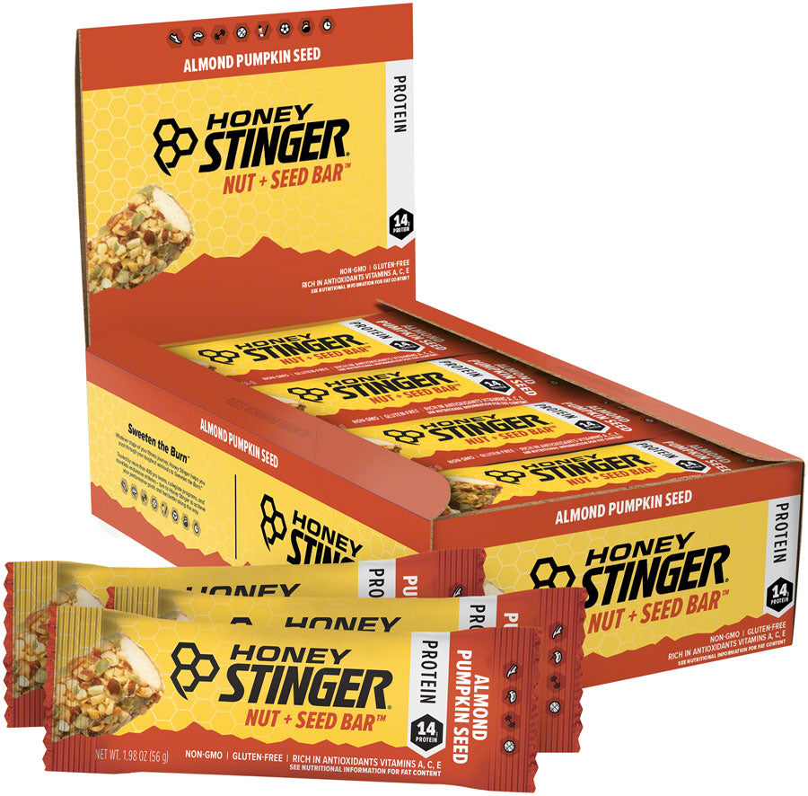 Premium Honey Stinger Nut and Seed Bars — Protein-Packed, Gourmet Nut & Seed Snacks for Post-Workout Replenishment