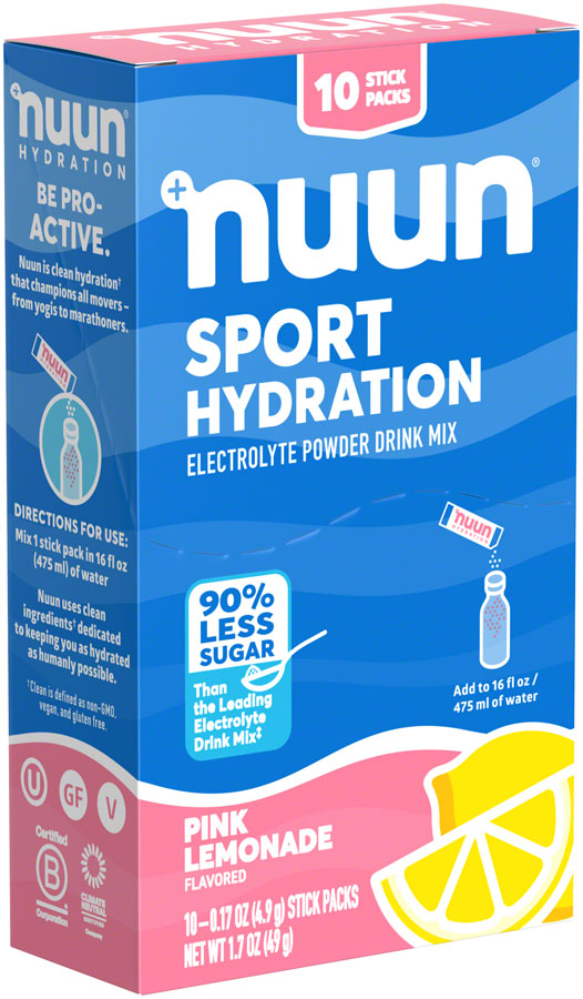 Nuun Sport Electrolyte Hydration Powder — All Natural, Low Sugar, Vegan & Non-GMO Sports Drink Mix for Active Performance and Daily Hydration