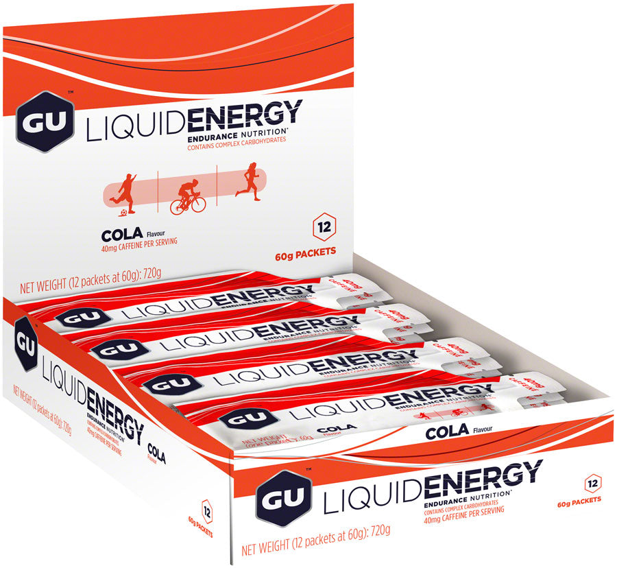 GU Liquid Energy Gel - Box Cola, Box of 12