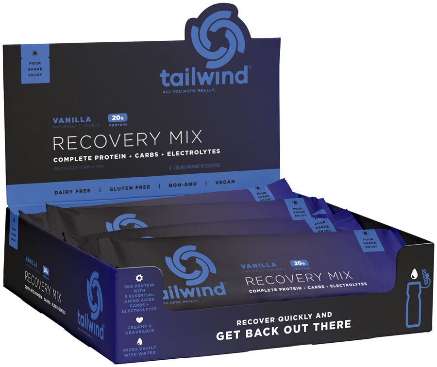Tailwind Recovery Mix Vanilla - Box of 12 Single Servings