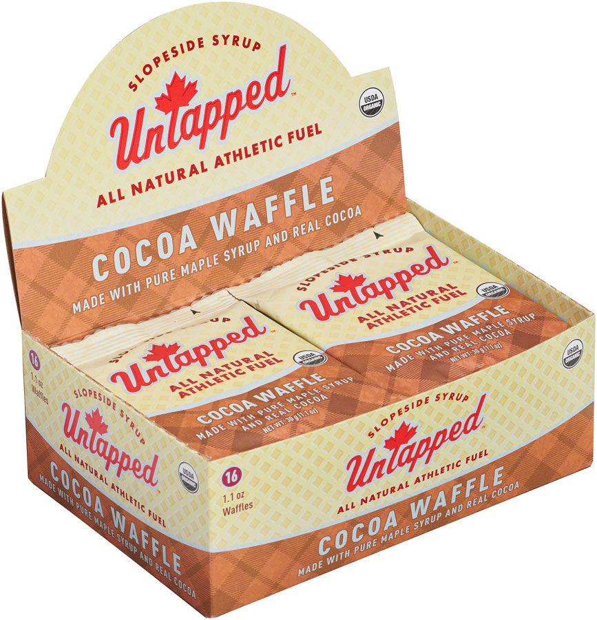 UnTapped Organic Waffle - Cocoa, Box of 16 Pack of 16