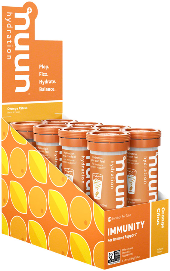 Nuun Immunity Hydration Tablets - Organic Botanical Electrolyte Supplements for Immune Support, Portable, Low-Calorie Fitness Hydration Boost