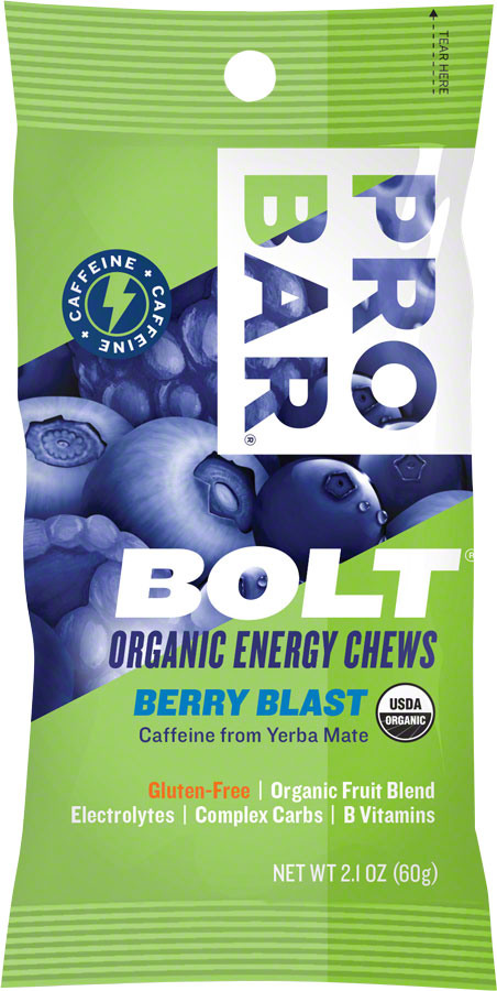 ProBar Bolt Chews: Berry Blast, Box of 12 Gluten Free Vegan Energy Chew