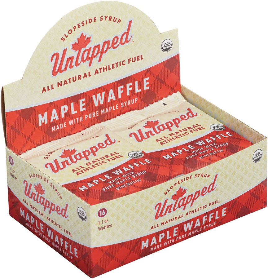 UnTapped Organic Maple Waffle: Box of 16 Energy Athletic Fuel