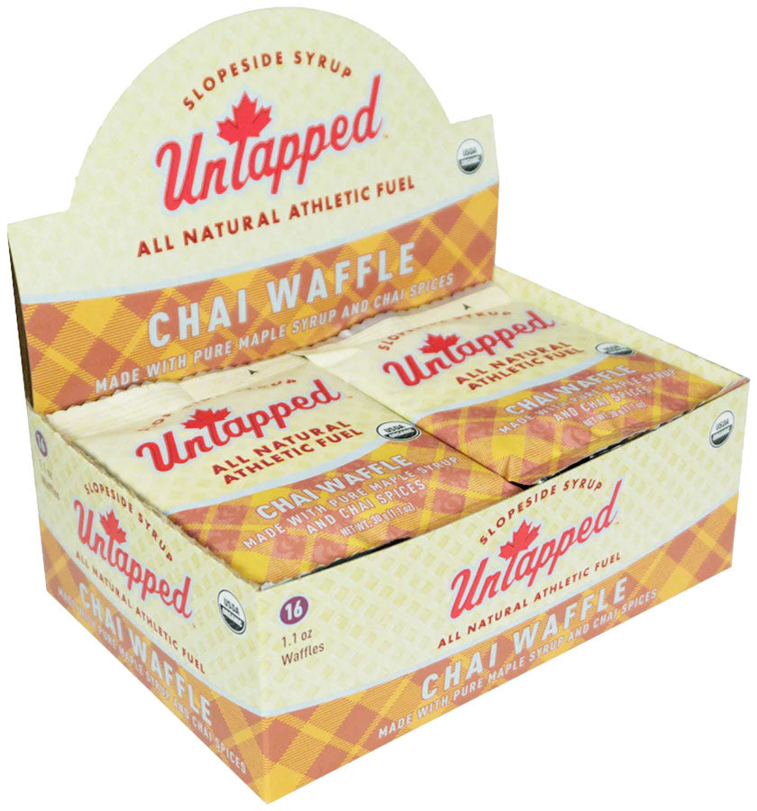 UnTapped Organic Chai Waffle: Box of 16 Energy Athletic Fuel
