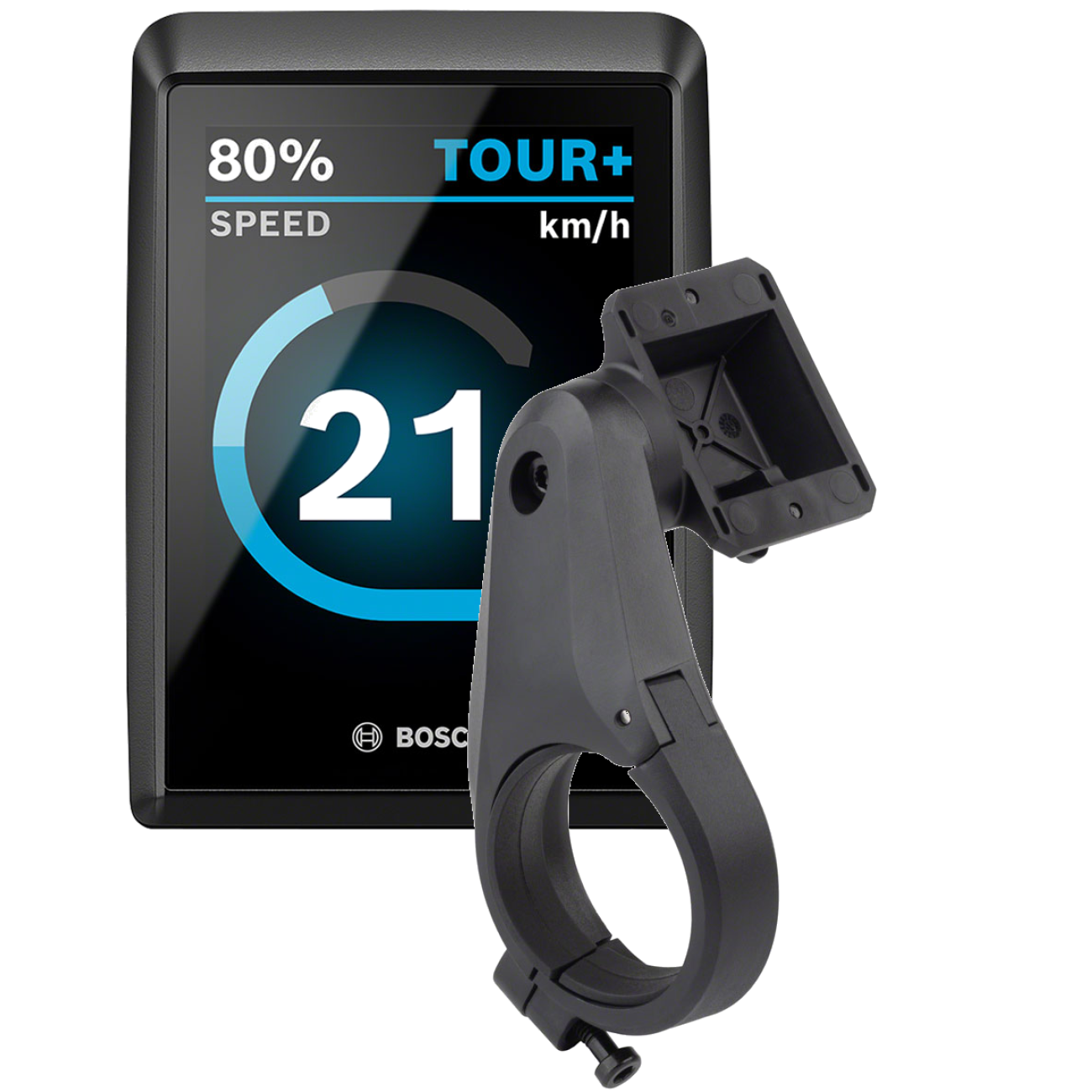 Bosch Kiox 500 E-Bike Display Bundle with Mount Holder | Advanced Bike Navigation + Data Recording
