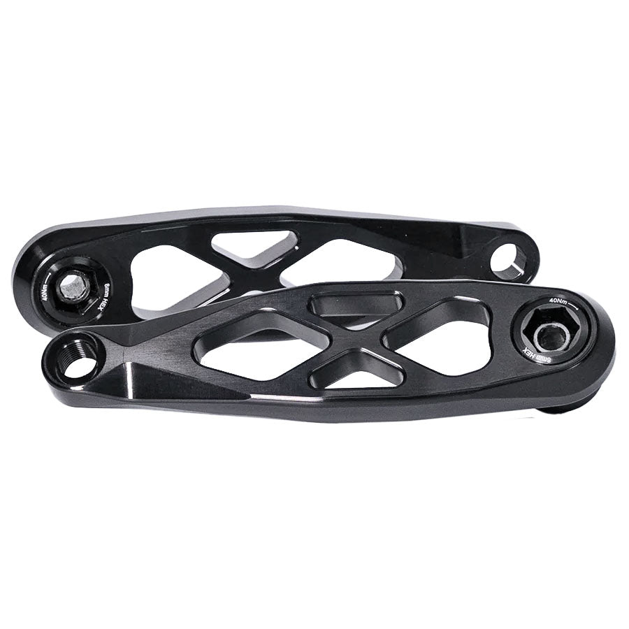 Premium Aluminum Bosch eCranks - Low Profile, Durable, 160mm Length, Trail-Ready Pedal Strike Reduction for Mountain Biking