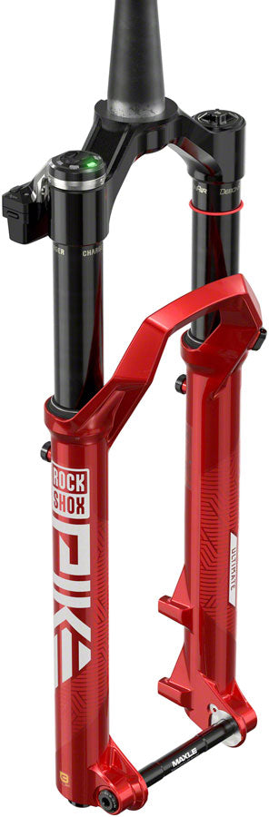 RockShox Pike Ultimate FlightAttendant Charger 3.1 29" Suspension Fork - Advanced Air Spring, Electric Red, Tapered, 140mm Travel, Electric Lockout