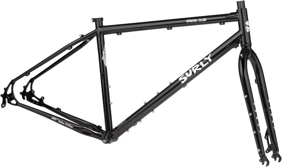 Surly Bridge Club Frameset - 27.5", Steel, Trevor's Closet Black, Small