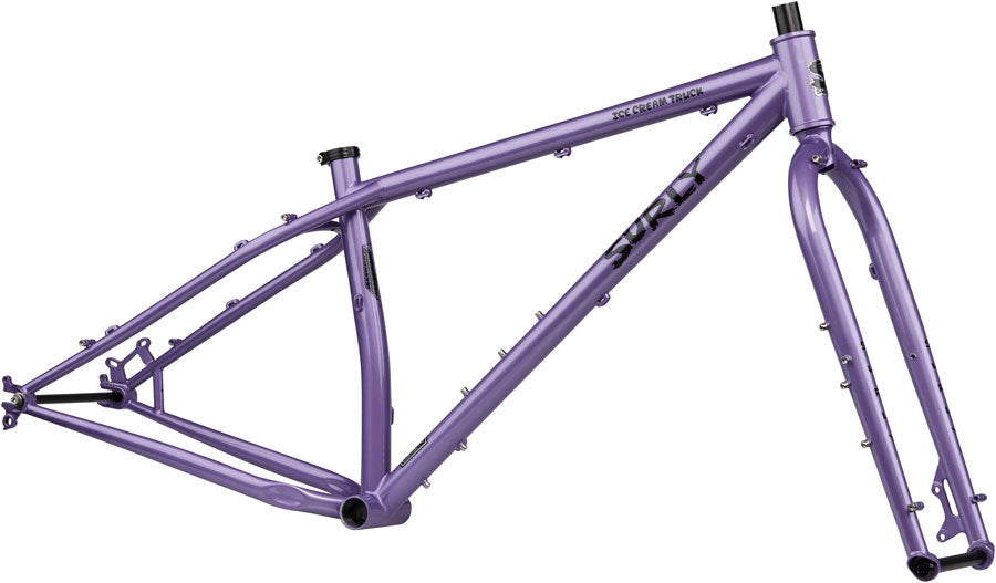 Surly Ice Cream Truck Frameset - 26", Steel, Taro Milk Tea, X-Large
