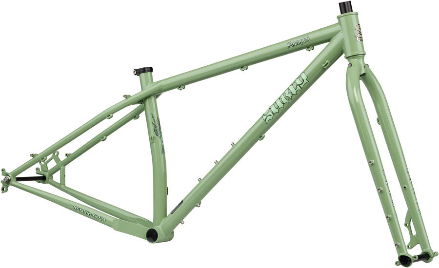Surly Krampus Frameset - 29", Steel, Sage Green, Small